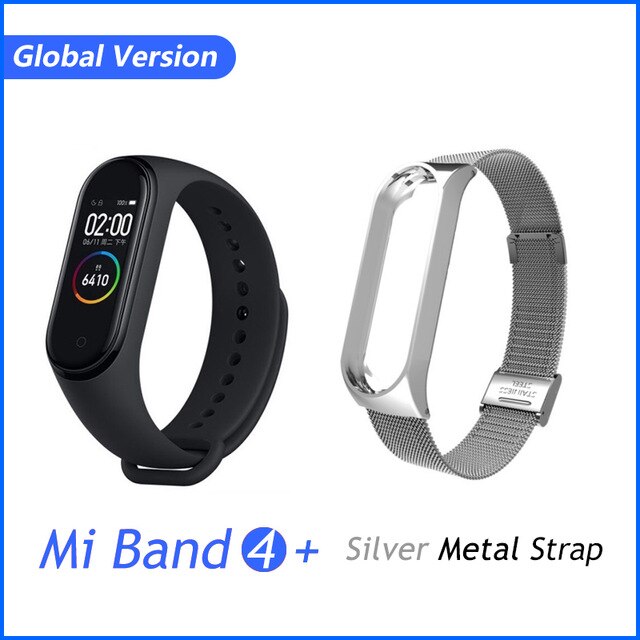 Global Version Xiaomi Mi Band 4 Smart Bracelet Miband 4 Multi language Fitness Wristband 50M 5ATM Waterproof Fitness Smartbrand