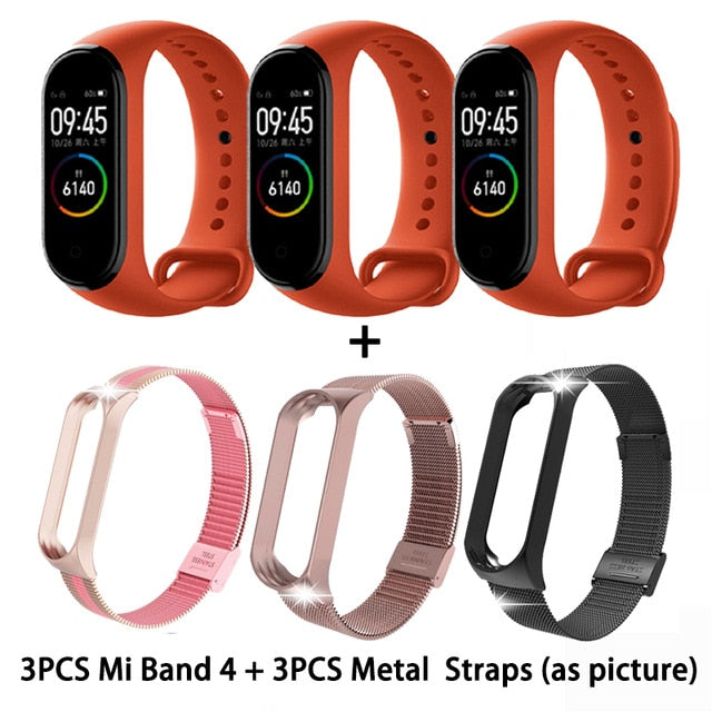 Global Version Xiaomi Mi Band 4 Smart Bracelet Miband 4 Multi language Fitness Wristband 50M 5ATM Waterproof Fitness Smartbrand