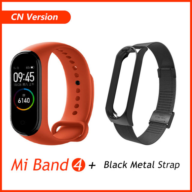 Global Version Xiaomi Mi Band 4 Smart Bracelet Miband 4 Multi language Fitness Wristband 50M 5ATM Waterproof Fitness Smartbrand