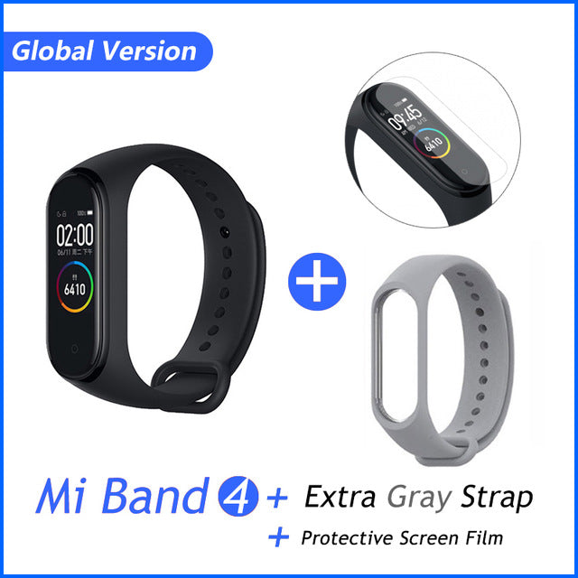 Global Version Xiaomi Mi Band 4 Smart Bracelet Miband 4 Multi language Fitness Wristband 50M 5ATM Waterproof Fitness Smartbrand