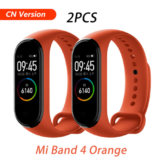 Global Version Xiaomi Mi Band 4 Smart Bracelet Miband 4 Multi language Fitness Wristband 50M 5ATM Waterproof Fitness Smartbrand