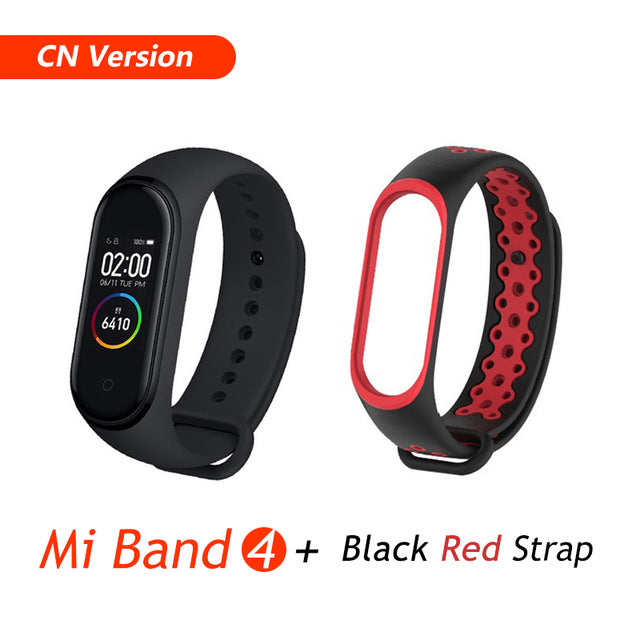 Global Version Xiaomi Mi Band 4 Smart Bracelet Miband 4 Multi language Fitness Wristband 50M 5ATM Waterproof Fitness Smartbrand
