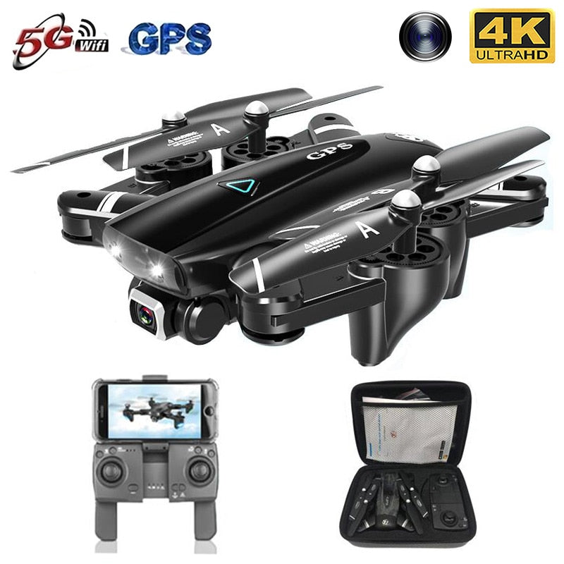 2020 New GPS Drone With Camera 5G WIFI FPV RC Foldable Quadcopter Drone 4K Off-Point Flying Gesture Photos Video Helicopter Toy