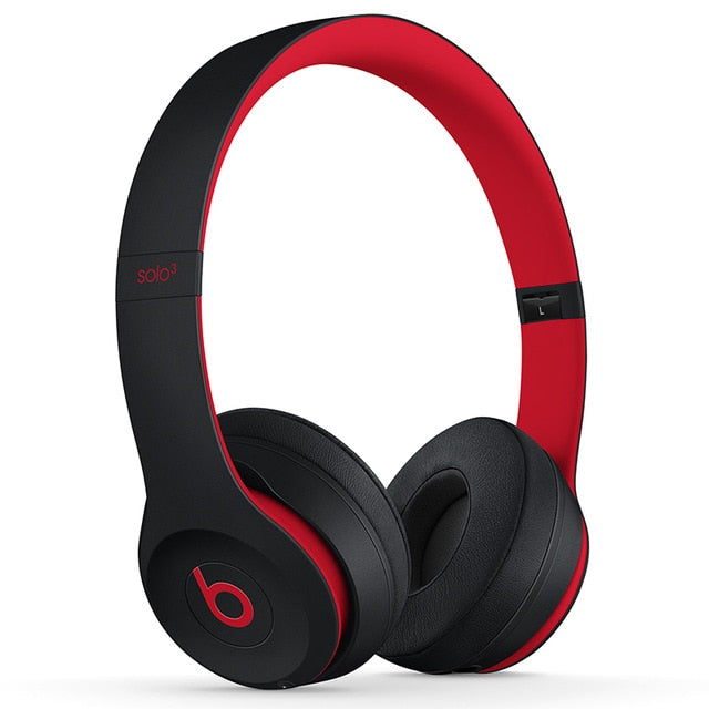 Beats Solo 3 On-Ear Wireless Bluetooth Headphones Gaming Sport Headset Deep Bass Earphone Hands-free with Mic Beats By Dre Solo3