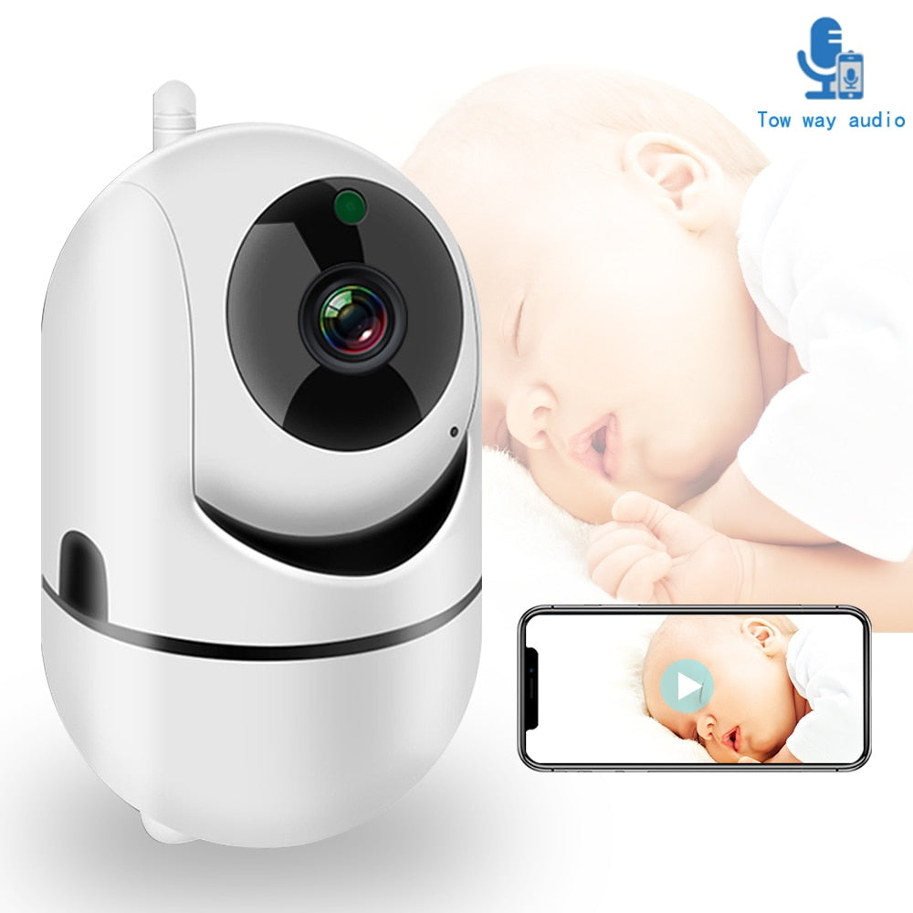 WiFi Baby Monitor With Camera 1080P HD Video Baby Sleeping Nanny Cam Two Way Audio Night Vision Home Security Babyphone Camera