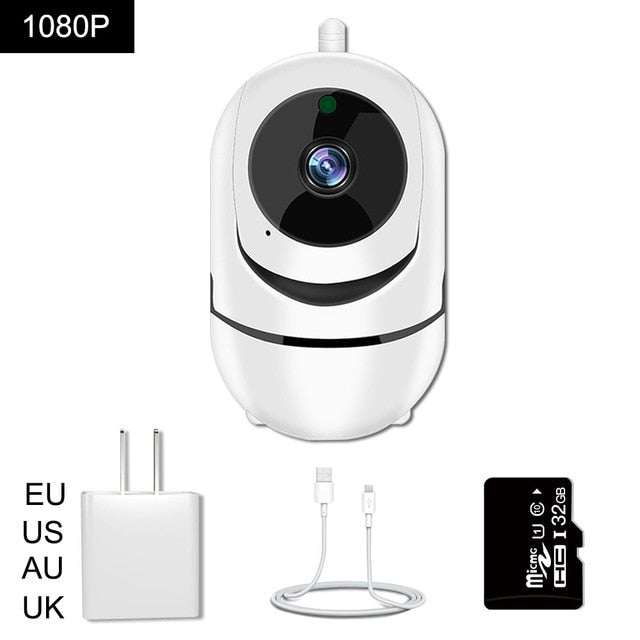 WiFi Baby Monitor With Camera 1080P HD Video Baby Sleeping Nanny Cam Two Way Audio Night Vision Home Security Babyphone Camera