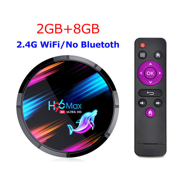 H96 Max X3 Smart TV Box Android 9.0 4GB RAM 32GB/64GB/128GB Amlogic S905X3 TVBox 2.4G/5G WIFI BT4.0 1000M 4K Media player H96Max