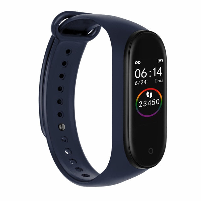 M4 Smart Wristband Band 4 Bracelet Bluetooth Watch Heart Rate Fitness Sleep Monitor Waterproof Smart Bracelet Watch Men Women