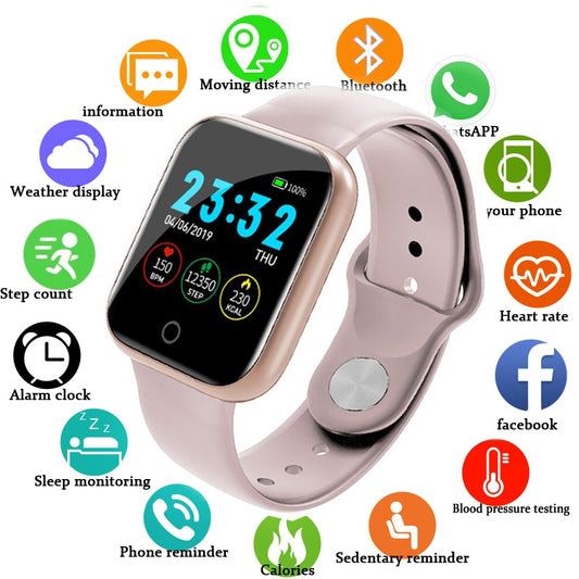 I5 Smart Watch Pedometer Music Control Multiple Dials Heart Rate Fitness Smartwatch Men Women Android IOS VS B57 for Apple Watch