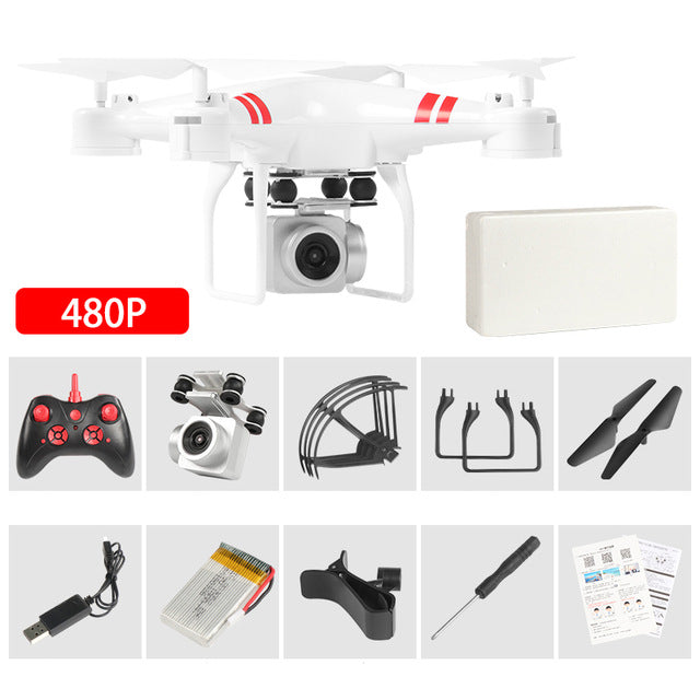 2020 New Drone 4k camera HD Wifi transmission fpv drone air pressure fixed height four-axis aircraft rc helicopter with camera