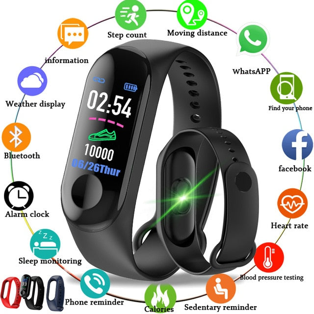 2020 Smart Watches Waterproof Sports For Apple Android Smartwatch Heart Rate Monitor Blood Pressure Functions For Men Women Kids