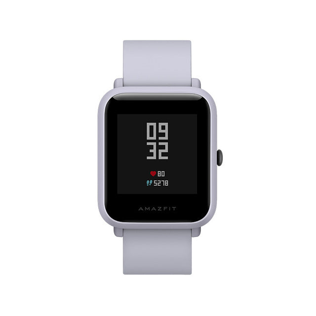 Amazfit Bip Smart Watch Bluetooth GPS Sport Heart Rate Monitor IP68 Waterproof Call Reminder Amazfit APP Notification Vibration