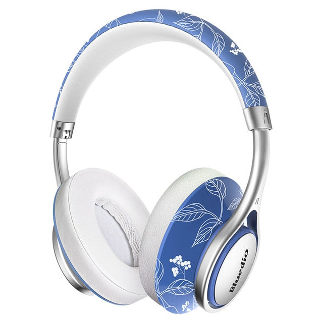Bluedio A(Air) Bluetooth Headphones/Wireless Headset Fashionable Printed Wireless Headphone For Phone