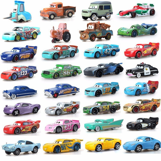 Disney Pixar Cars 2 3 Lightning 39 Style Mcqueen Mater Jackson Storm Ramirez 1:55 Diecast Vehicle Metal Alloy Boy Kid Toys Gift