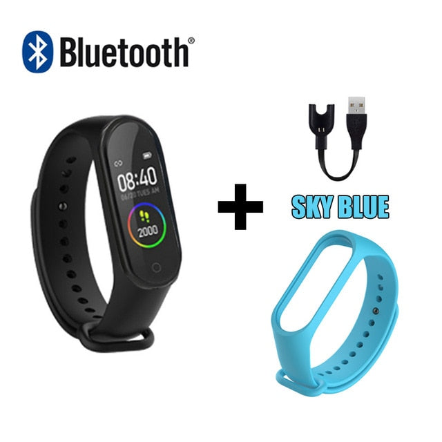 M4 Smart Sport  Band Wristband Watch Fitness Activity Tracker Pedometer Heart Rate Monitoring Tracker Blood Pressure Wrist Watch