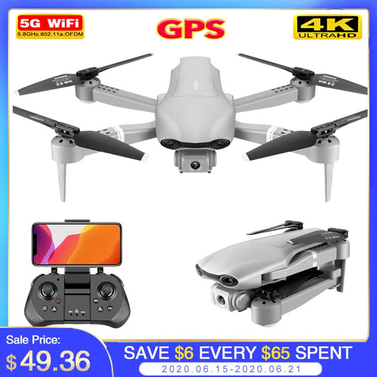 drone GPS 4K 5G WiFi live video FPV  4K/1080P HD Wide Angle Camera Foldable Altitude Hold Durable RC Drone