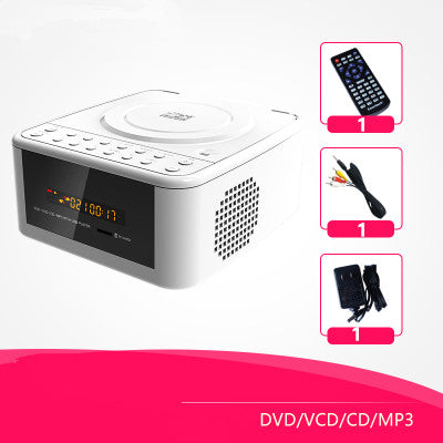Portable DVD player home CD usb U disk TF card MP3 repeater speakers VCD machine audio Aux input interface clock control speaker