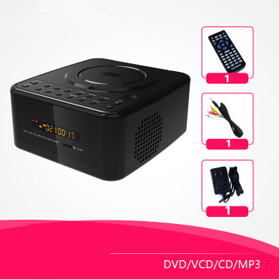 Portable DVD player home CD usb U disk TF card MP3 repeater speakers VCD machine audio Aux input interface clock control speaker