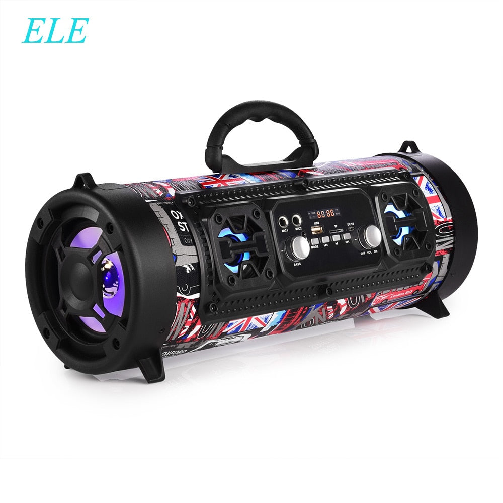 16W Portable Column Bluetooth Speaker Move KTV 3D Sound System Sound Bar Subwoofer Music Wireless Speaker FM Radio USB