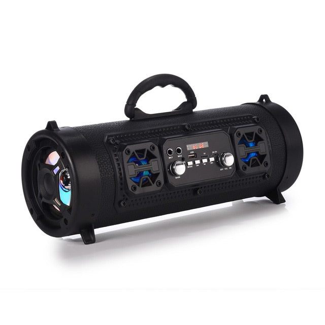 16W Portable Column Bluetooth Speaker Move KTV 3D Sound System Sound Bar Subwoofer Music Wireless Speaker FM Radio USB