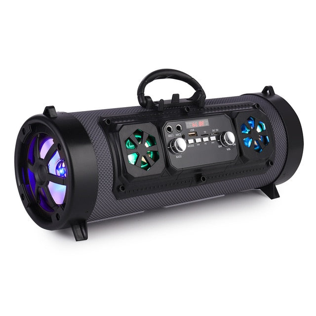 16W Portable Column Bluetooth Speaker Move KTV 3D Sound System Sound Bar Subwoofer Music Wireless Speaker FM Radio USB