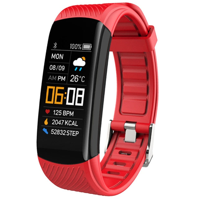 Fitness Bracelet Ip67 Waterproof Sport Fitness Tracker Blood Pressure Heart Rate Pedometer Smart Band Watch For Android IOS