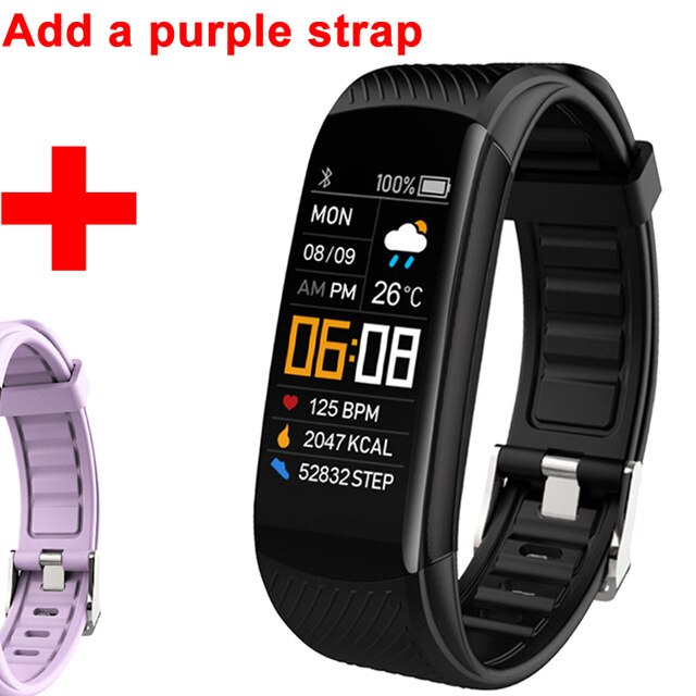 Fitness Bracelet Ip67 Waterproof Sport Fitness Tracker Blood Pressure Heart Rate Pedometer Smart Band Watch For Android IOS