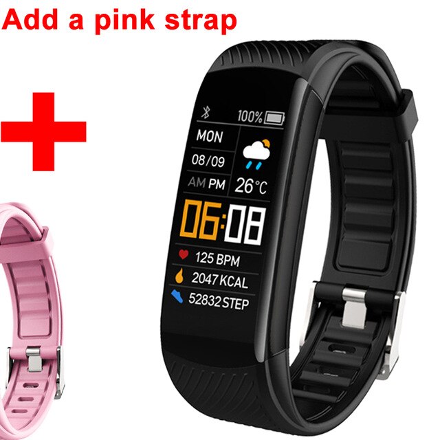 Fitness Bracelet Ip67 Waterproof Sport Fitness Tracker Blood Pressure Heart Rate Pedometer Smart Band Watch For Android IOS