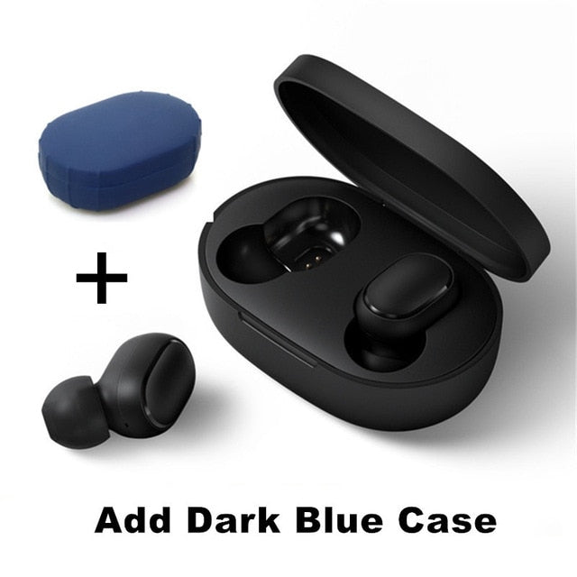 Original Xiaomi Redmi Airdots 2 TWS Earphone True Wireless Bluetooth 5.0 Stereo Bass With Mic Handsfree Earbuds AI Control