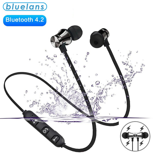 Magnetic Wireless bluetooth Earphone XT11 music headset Phone Neckband sport Earbuds Earphone with Mic For iPhone Samsung Xiaomi