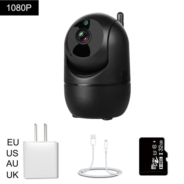 WiFi Baby Monitor With Camera 1080P HD Video Baby Sleeping Nanny Cam Two Way Audio Night Vision Home Security Babyphone Camera