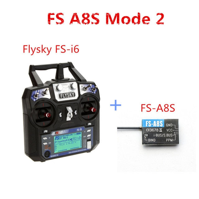 Flysky FS-i6 FS I6 2.4G 6CH AFHDS RC Transmitter With iA6B X6B A8S R6B iA6 Receiver Radio Remote Controller for RC FPV Drone