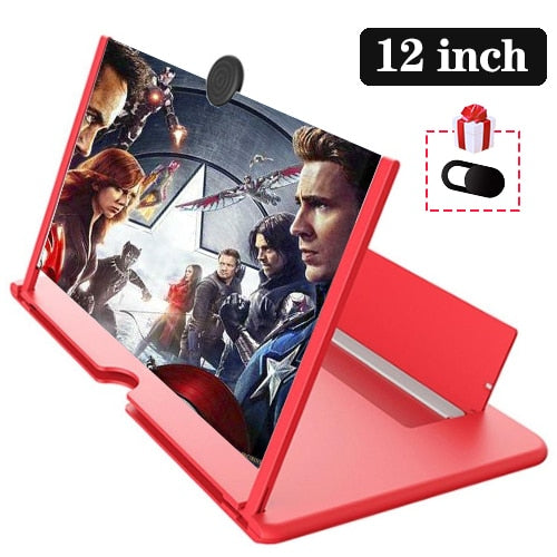 Orsda 10/12/14 inch HD Stylish Universal Screen Amplifier 3D Mobile Phone Screen Amplifier for All Mobile Phone Mag