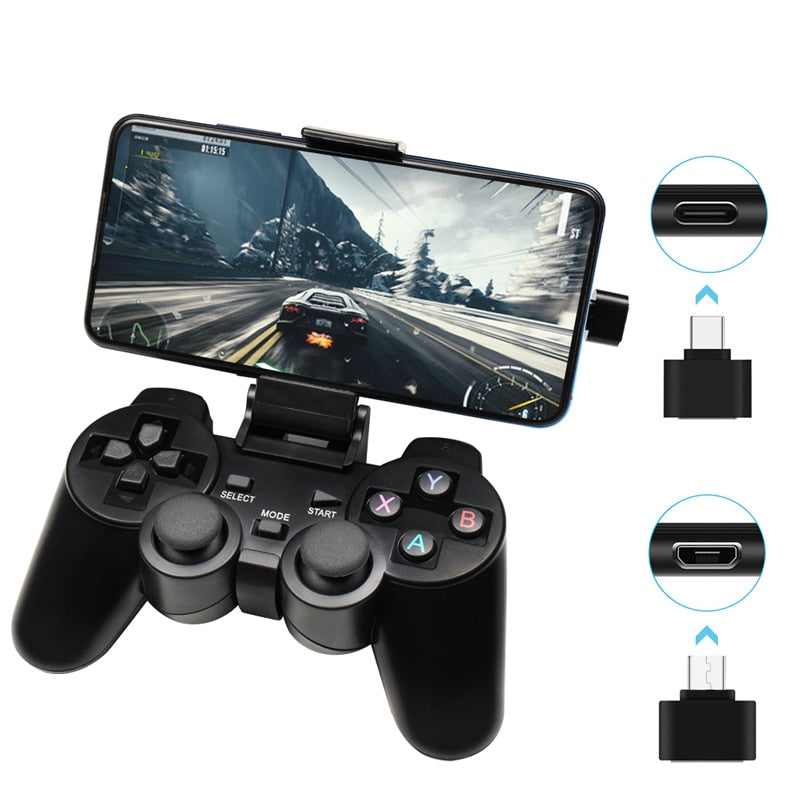 Wireless Gamepad For Android Phone/PC/PS3/TV Box Joystick 2.4G Joypad USB PC Game Controller For Xiaomi Smart Phone Accessories