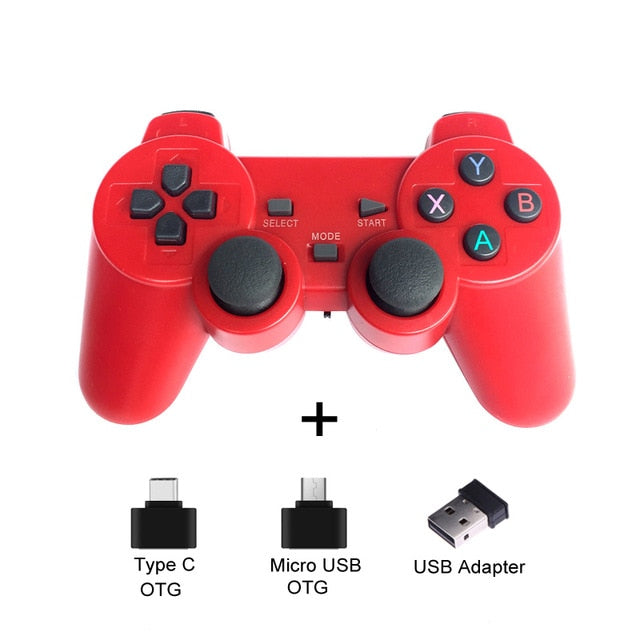 Wireless Gamepad For Android Phone/PC/PS3/TV Box Joystick 2.4G Joypad USB PC Game Controller For Xiaomi Smart Phone Accessories