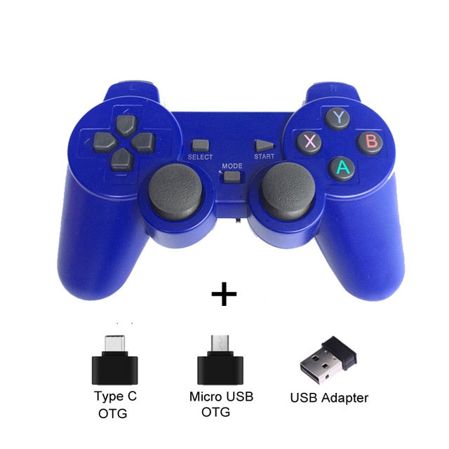 Wireless Gamepad For Android Phone/PC/PS3/TV Box Joystick 2.4G Joypad USB PC Game Controller For Xiaomi Smart Phone Accessories