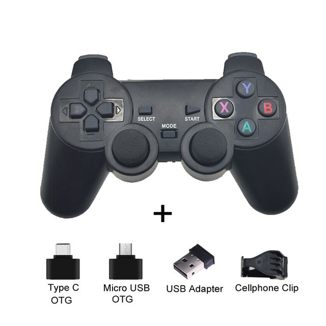 Wireless Gamepad For Android Phone/PC/PS3/TV Box Joystick 2.4G Joypad USB PC Game Controller For Xiaomi Smart Phone Accessories