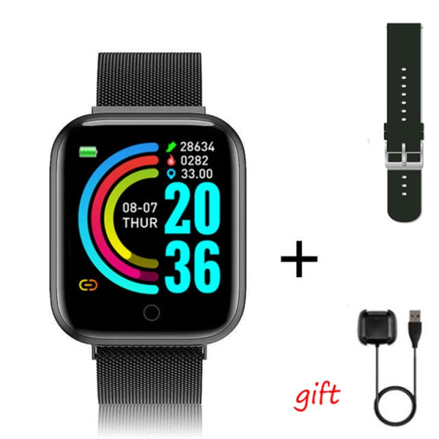 I5 Sport Smartwatch Women Men Heart Rate Blood Pressure Fitness Tracker Kids Smart Clock For Android IOS Smart Watch PK IWO P80