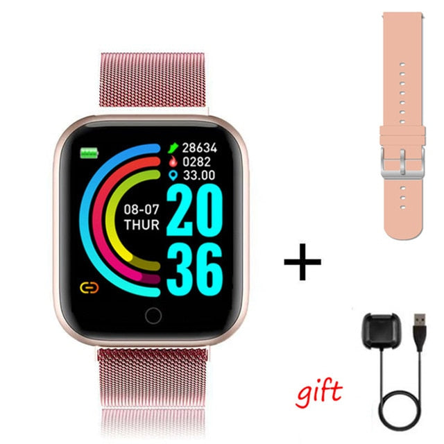 I5 Sport Smartwatch Women Men Heart Rate Blood Pressure Fitness Tracker Kids Smart Clock For Android IOS Smart Watch PK IWO P80