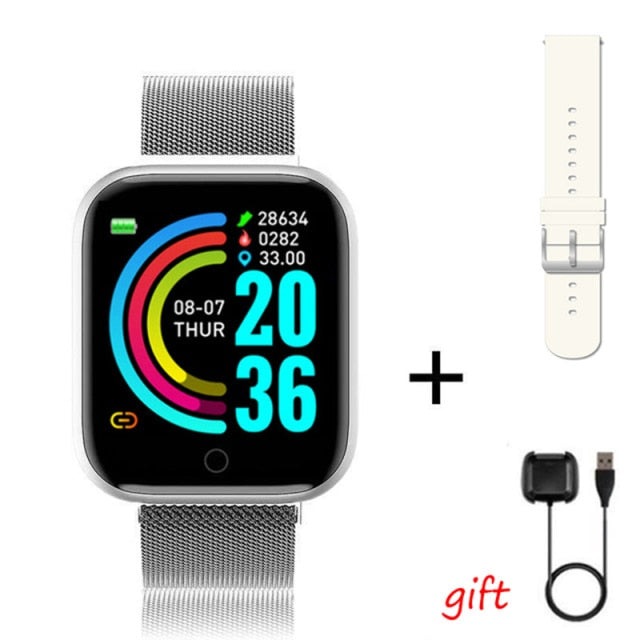 I5 Sport Smartwatch Women Men Heart Rate Blood Pressure Fitness Tracker Kids Smart Clock For Android IOS Smart Watch PK IWO P80