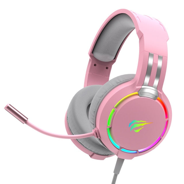 HAVIT Wired Headset Gamer PC 3.5mm PS4 Headsets Surround Sound & HD Microphone Gaming Overear Laptop Tablet Gamer