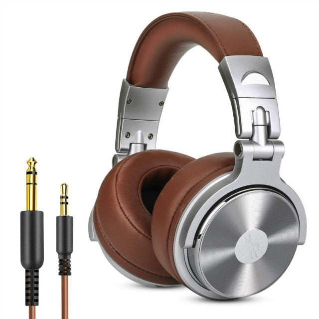 Oneodio Wired Professional Studio Pro DJ Headphones With Microphone Over Ear HiFi Monitor Music Headset Earphone For Phone PC