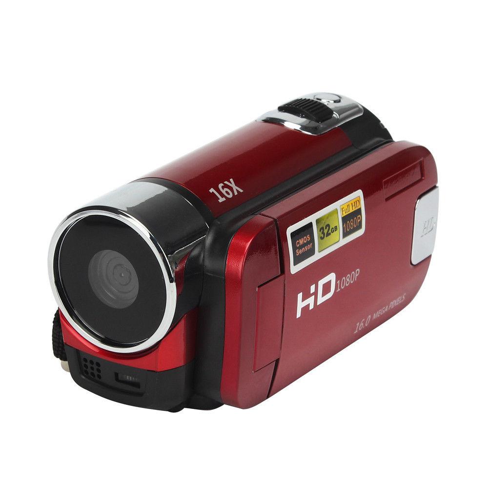 Full HD 720P Video Camera Professional Digital Camcorder 2.7 Inches 16MP High Definition ABS FHD DV Cameras 270 Degree Rotation