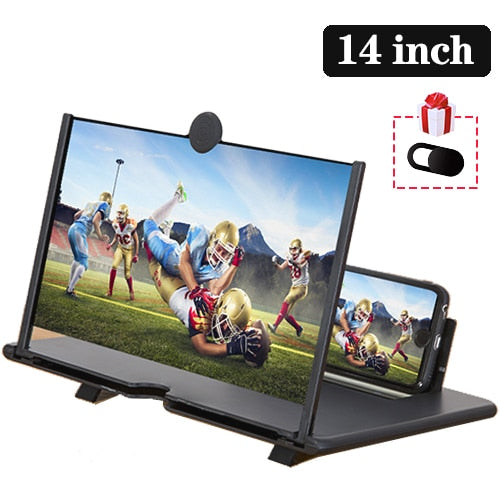 Orsda 14-inch 3d phone screen amplifier HD Eyes Protection Display Video  universal Screen Amplifier Support all smart phone