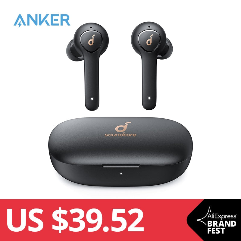 Anker Soundcore Life P2 TWS True Wireless Earphones with 4 Microphones, CVC 8.0 Noise Reduction, 40H Playtime, IPX7 Waterproof