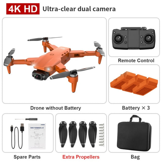 L900PRO GPS Drone 4K Dual HD Camera Professional Aerial Photography Brushless Motor Foldable Quadcopter RC Distance 1200M