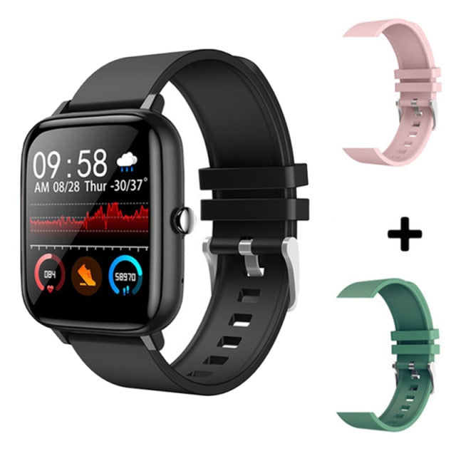2021 Smart Watch Men Women Heart Rate Fitness Tracker Bracelet Watch Bluetooth Call Waterproof Sport Smartwatch For Android IOS