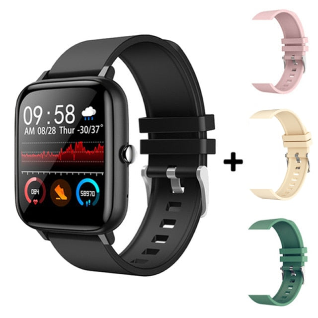 2021 Smart Watch Men Women Heart Rate Fitness Tracker Bracelet Watch Bluetooth Call Waterproof Sport Smartwatch For Android IOS