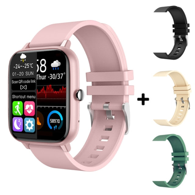 2021 Smart Watch Men Women Heart Rate Fitness Tracker Bracelet Watch Bluetooth Call Waterproof Sport Smartwatch For Android IOS