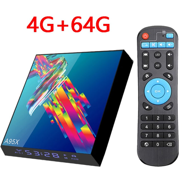 A95X R3 Plus Smart Tv Box Android 10 6k 2G 16G 4G 32G 64G  2.4G & 5G WIFI Support BT Youtube Quad Core Mini Media Player